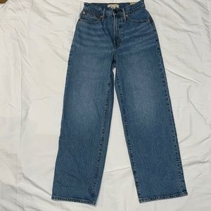 Madewell wide-leg crop jeans, NWT, size 25